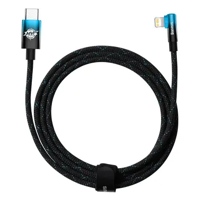 Baseus USB-C na Lightning MVP 20W 2m kabel (črno-moder)
