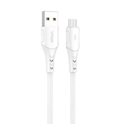 USB na Micro USB kabel Vipfan Colorful X12, 3A, 1m (bel)