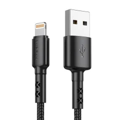 USB na Lightning kabel Vipfan X02, 3A, 1,8m (črn)