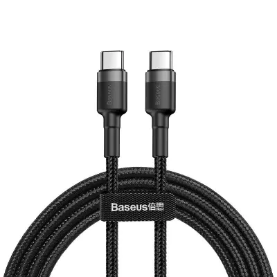 Baseus Cafule kabel USB-C PD 2.0 QC 3.0 60W 1m (črna+siva)