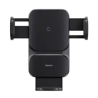 Baseus Wisdom Wireless Charging Air vent Electric Car Phone Držalo (črno)