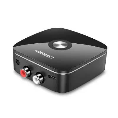 Sprejemnik UGREEN Bluetooth 5.1 2x RCA, jack 3,5mm, aptX HD (črn)