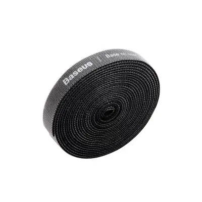 Baseus Rainbow Circle Velcro trakovi 3 m črne barve
