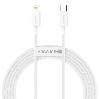 Baseus Superior Series Cable USB-C to Lightning, 20W, PD, 2m (bel)