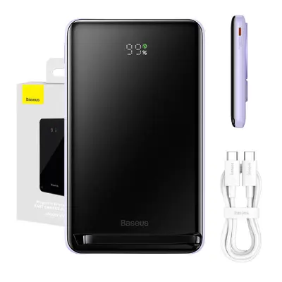 Powerbank Baseus Magnetic 10000mAh 20W (vijolična)