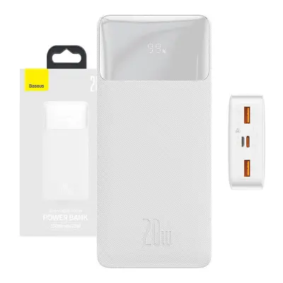 Powerbank Baseus Bipow 20000mAh, 20W (bel)