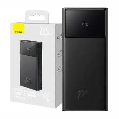 Powerbank Baseus Star-Lord 20000mAh, 2xUSB, USB-C, 22,5W (črna)