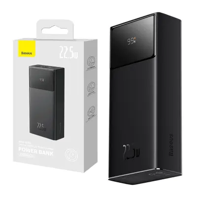 Powerbank Baseus Star-Lord 30000mAh, USB, USB-C, 22,5W (črna)