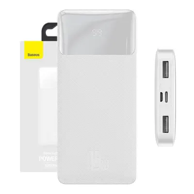 Powerbank Baseus Bipow 10000mAh, 15W (bel)