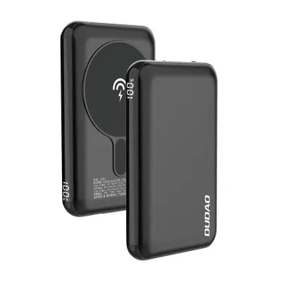 Powerbank Dudao TGK1 10000mAh, USB-C, 15W (črna)
