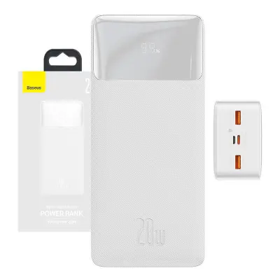 Powerbank Baseus Bipow 30000mAh, 20W (bel)