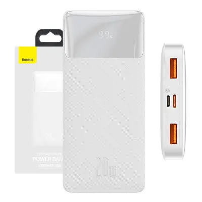Powerbank Baseus Bipow 10000mAh, 20W (bel)