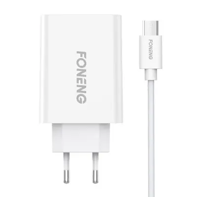 Hitri polnilec Foneng 1x USB EU43 + USB Micro kabel
