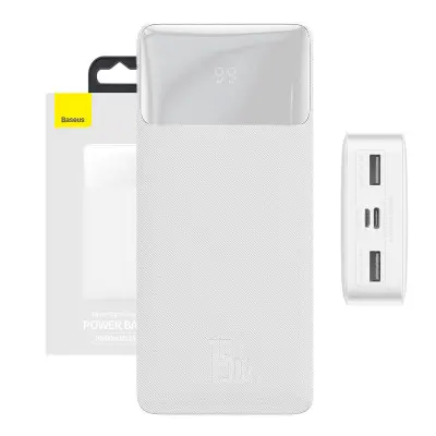 Powerbank Baseus Bipow 20000mAh, 15W (bel)