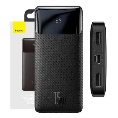 Powerbank Baseus Bipow 10000mAh, 15W (črna)