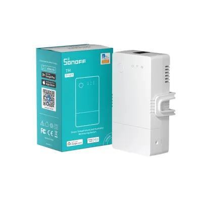 SONOFF pametno stikalo THR320, senzor za temp. in vlažnost, Alexa/Google Home/IFTTT, 20A max.