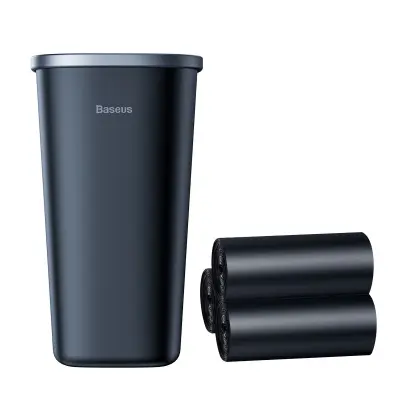 Baseus Koš za smeti Dust-free Vehicle-mounted Trash（Trash Bag 3 roll/90）Black