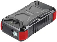 VOLTCRAFT VC PB PD65W Rugged powerbank (rezervni akumulatorji) 30000 mAh Power Delivery 3.0 Li-Ion črno-rdeča LED svetilka, prikaz stanja, Outdoor, hk