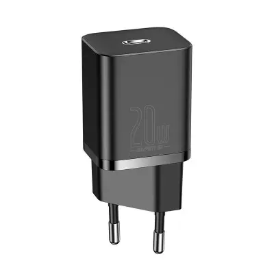 Baseus Super Si Quick Charger 1C 20W (črn)