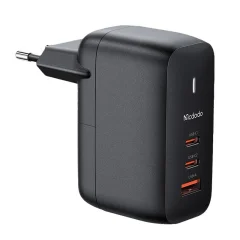 GaN 65W polnilec Mcdodo CH-0291 2x USB-C, USB-A (črn)