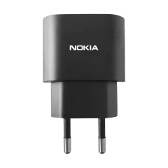 Originalni 18W omrežni polnilec Nokia s kablom USB-C 3A - crn