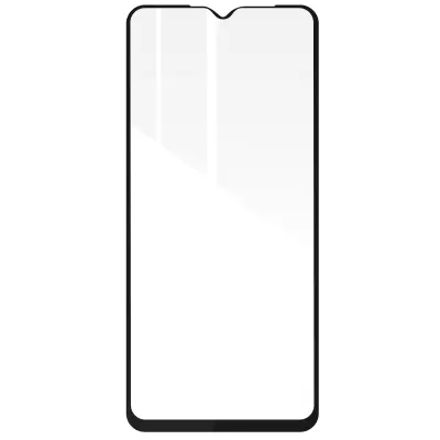 Realme C21 in C11 2021 kaljeno steklo, 9H ultra-odporna folija za zaslon, popolna zašcita - crni robovi