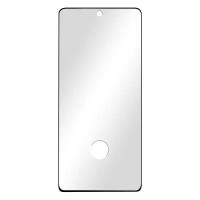 Kaljeno steklo Samsung Note 20, ojacani robovi, kompatibilen s prstnimi odtisi, prstni odtis 3mk Hardglass Max - crn