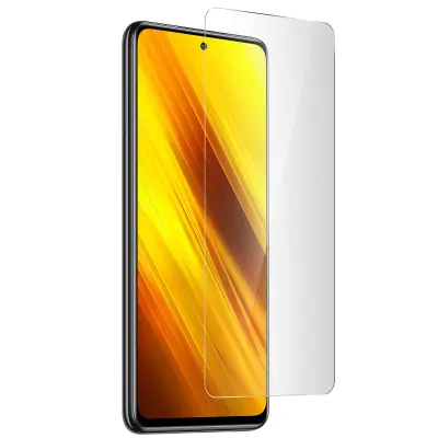 Xiaomi Poco X3 in X3 Pro Tempered Glass Ultra-resistant Screen Protector - Transparent
