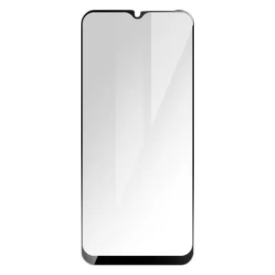 Samsung Galaxy A22 5G Celotno kaljeno steklo, 100% lepljiva zašcita zaslona - crn obris