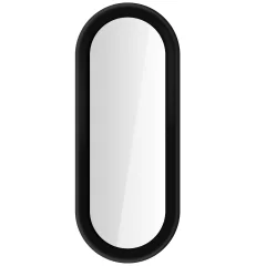Xiaomi Mi Band 6 in 5 kaljeno steklo, odporno na udarce in praske, ukrivljeni robovi - crna