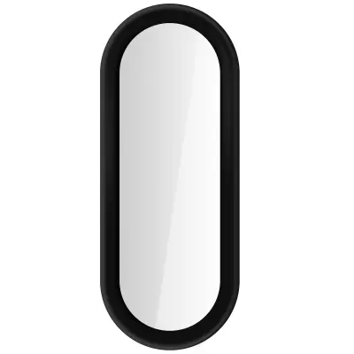 Xiaomi Mi Band 6 in 5 kaljeno steklo, odporno na udarce in praske, ukrivljeni robovi - crna