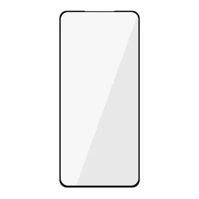 Kaljeno steklo Xiaomi Redmi Note 10s / Note 10 Zašcita zaslona s poševnimi robovi, popolna oprijemljivost - crn obris