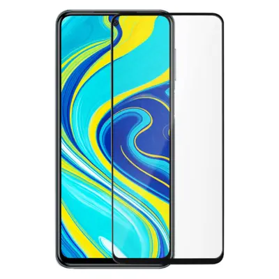 Xiaomi Redmi Note 9S / Note 9 Pro / 9 Pro Max Kaljeno steklo 9H Full Adhesion Full Glue Film - Crna