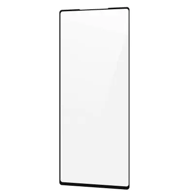 Google Pixel 6 poševno kaljeno steklo, izjemno odporno, prosojen crn obris