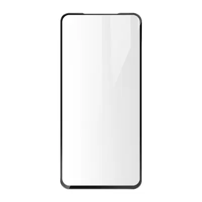 Realme 8 in Realme 8 Pro kaljeno steklo, proti praskam in prstnim odtisom s crnim okvirjem