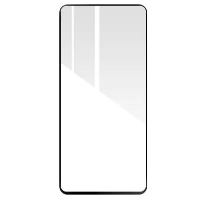 Samsung Galaxy S21 FE Full Tempered Glass, 100% lepljiva zašcita zaslona - crn rob