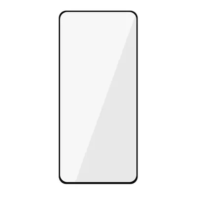 Zašcitno steklo Xiaomi Redmi Note 10 Pro iz kaljenega stekla s poševnimi robovi, popoln oprijem - crn obris