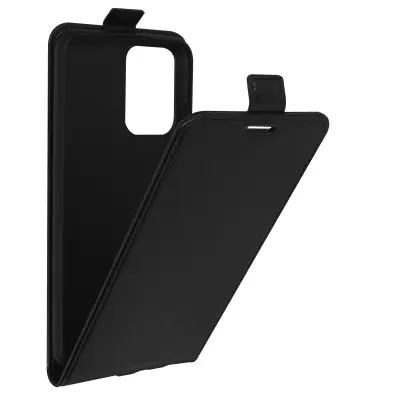 Xiaomi Redmi 10 in Redmi 10 2022 vertikalna preklopna torbica z držalom za kartice - crna