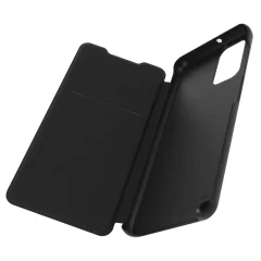 Preklopna torbica z držalom za kartico Samsung Galaxy A32, zasnovana za Samsung preklopno denarnico - crna