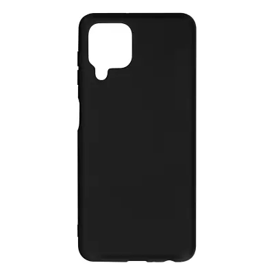 Silikonski ovitek Soft Touch za Samsung Galaxy A22 4G, prilagodljiva zašcita - crn