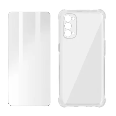 Oppo Reno 5G in Oppo Find X3 Lite 360° Premium Protection Pack: mehka torbica iz kaljenega stekla, odporna na udarce
