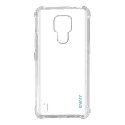 Motorola Moto E7 silikonski etui odporen proti udarcem z ojacanimi vogali - prozoren