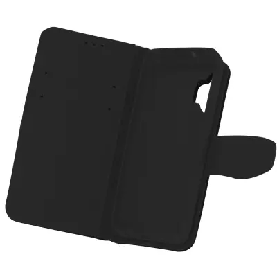 Samsung Galaxy A32 5G denarnica in torbica za stojalo za video, kolekcija Fancy Style - crna