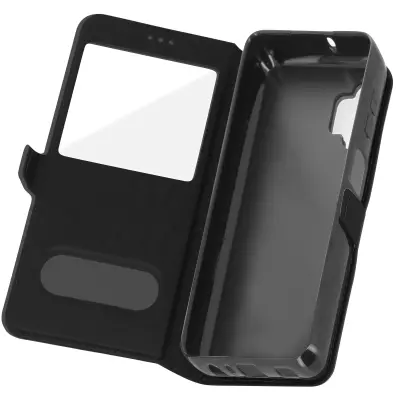 Ovitek s stojalom za okno za Samsung Galaxy A32 5G Quick Release - crn