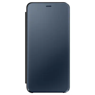 Ovitek Oppo Find X3 Lite Clear View, preklopno stojalo s funkcijo ogledala - crn