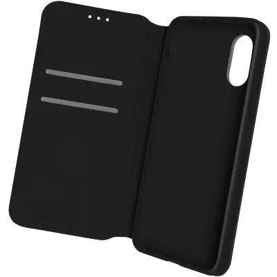 Samsung Galaxy Xcover 5 video stojalo in torbica denarnica, magnetni preklop - crna