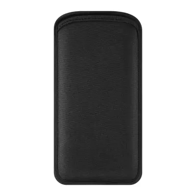 Etui za telefonsko nogavico iz nepremocljivega blaga dimenzij 15,9 x 8,5 cm - crn