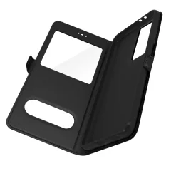 Samsung Galaxy S21 Ultra Quick Release Window Stand Case - crna