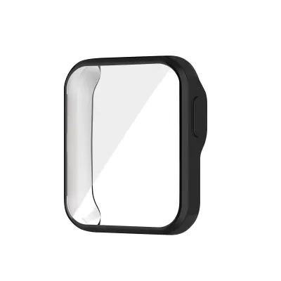 Xiaomi Redmi Watch in Mi Watch Lite Full Touch Case, v silikonskem gelu - crna