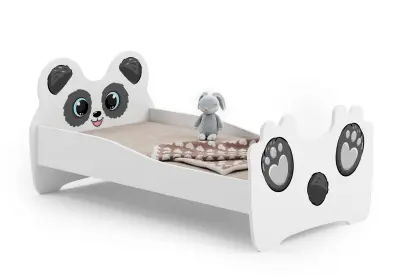 Enojna otroška postelja Panda 160x80 z vzmetnico